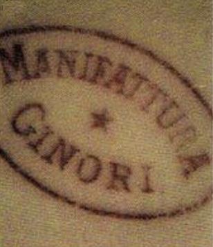 Timbro Manifattura Ginori